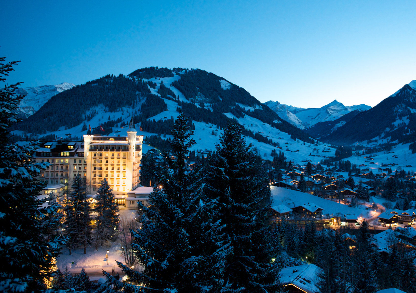 Gstaad Palace Exterior foto